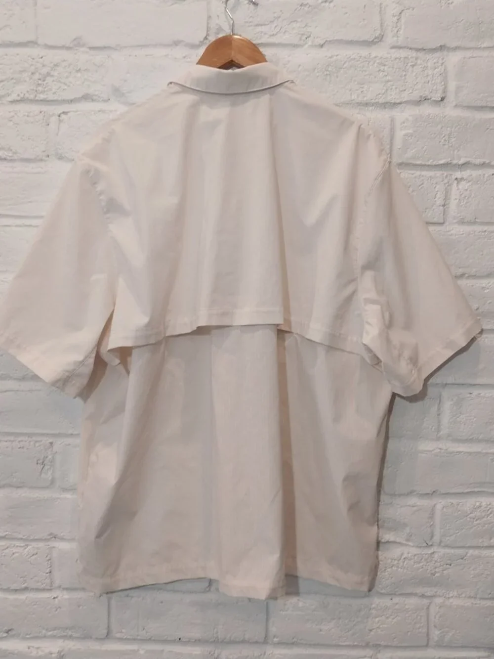 The North Face Men's XXL Light Range Shirt Beige Short Sleeve Button Up Vented .